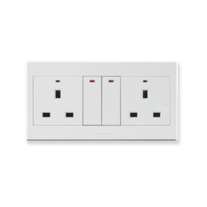 FUTINA D1 Series – 13A Double Socket