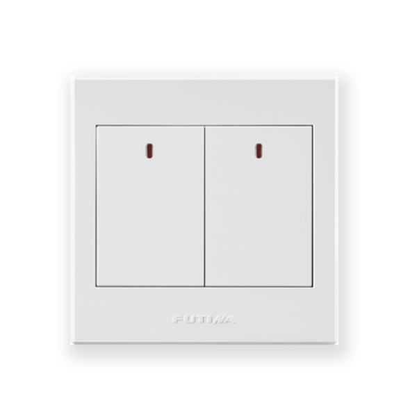 FUTINA D1 Series – 2 Gang Switch