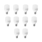 FUTINA 5W LED Light Bulb | Pack of 10 | Energy Efficient | Surge Protection | Base E27 AC & DC type