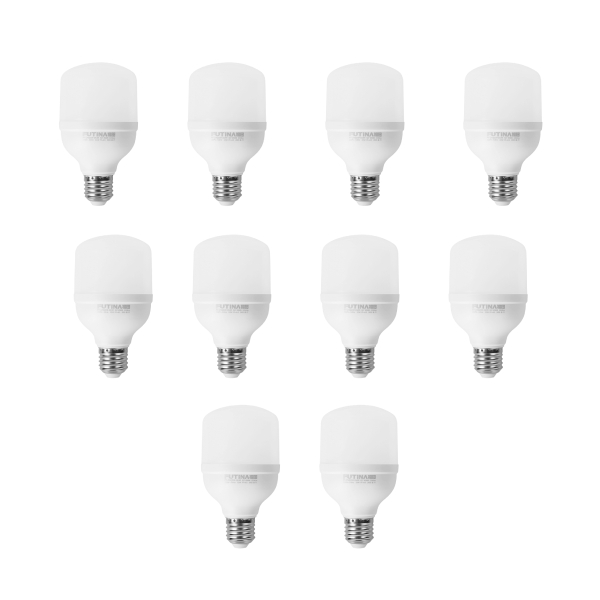 FUTINA 5W LED Light Bulb | Pack of 10 | Energy Efficient | Surge Protection | Base E27 AC & DC type